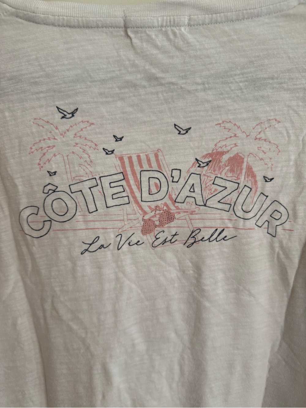 CHRLDR Cote D’Arzur “Welcome to Paradise” Crewneck Tee - Picture 2 of 5